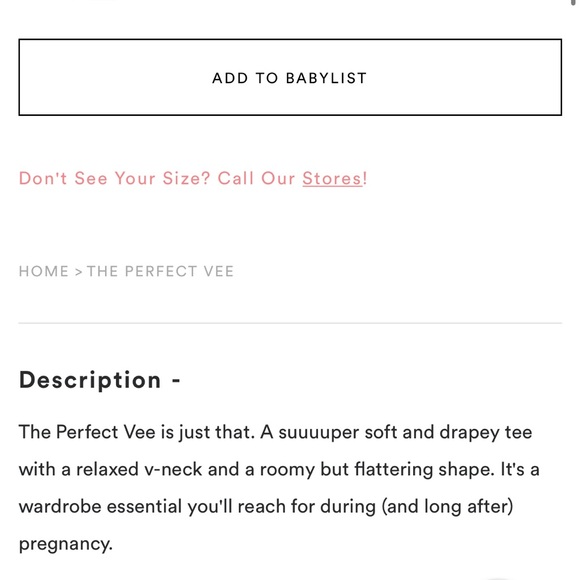 HATCH Maternity The Perfect Vee Tshirt - Picture 3 of 8